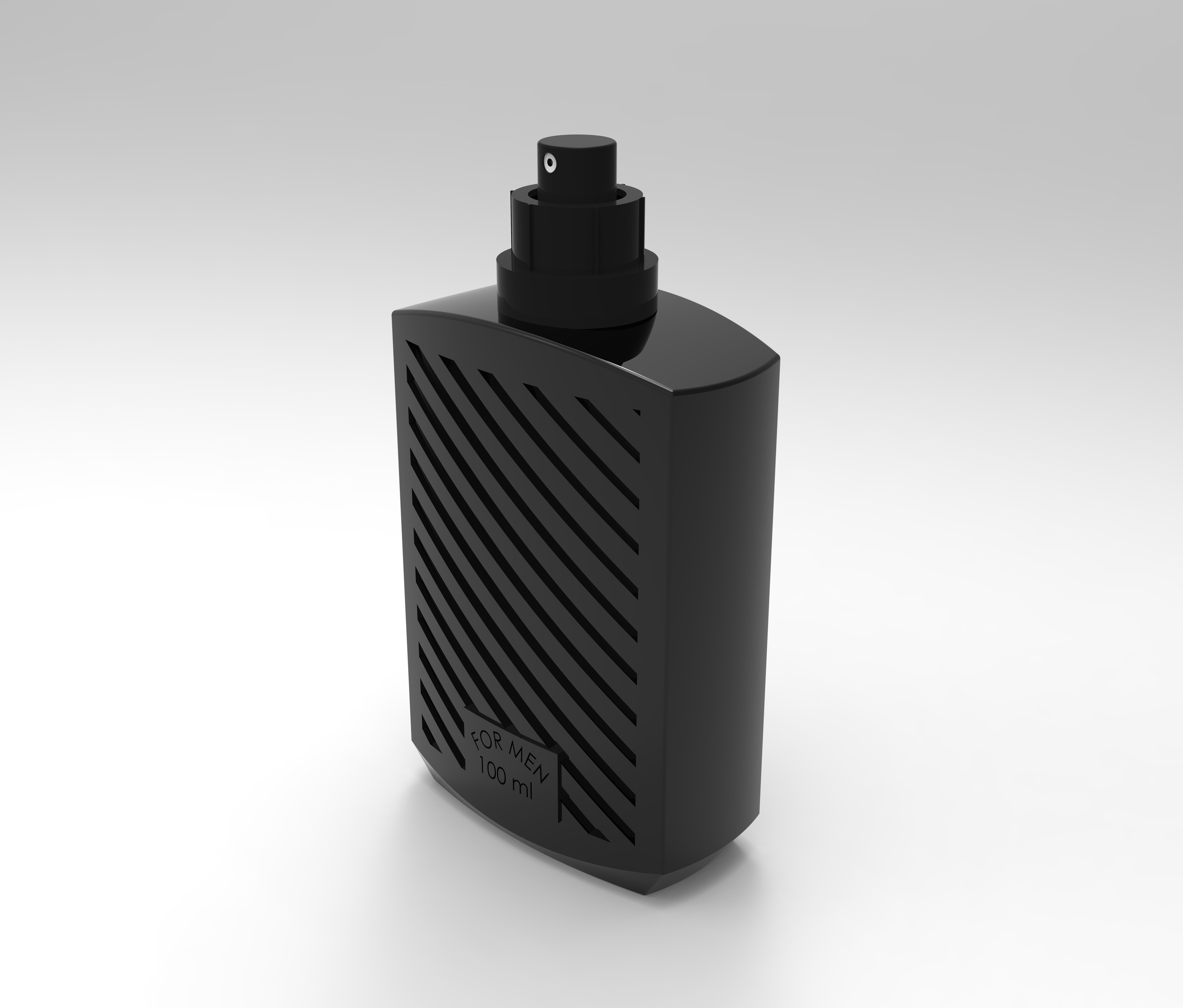 Perfume bottle 3D print model_3