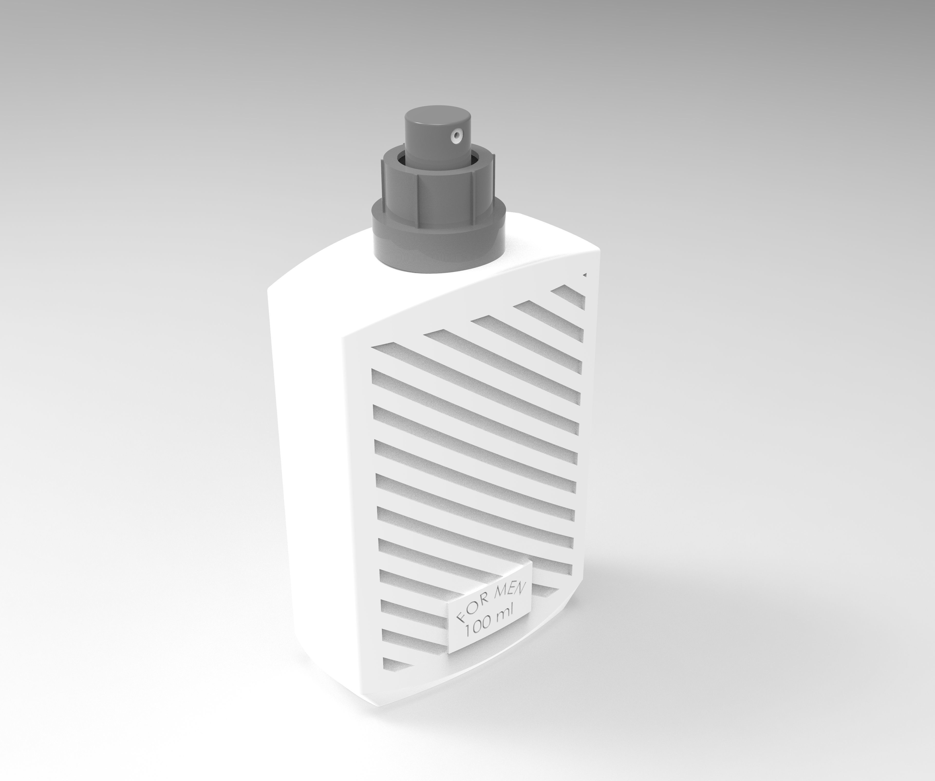 Perfume bottle 3D print model_1