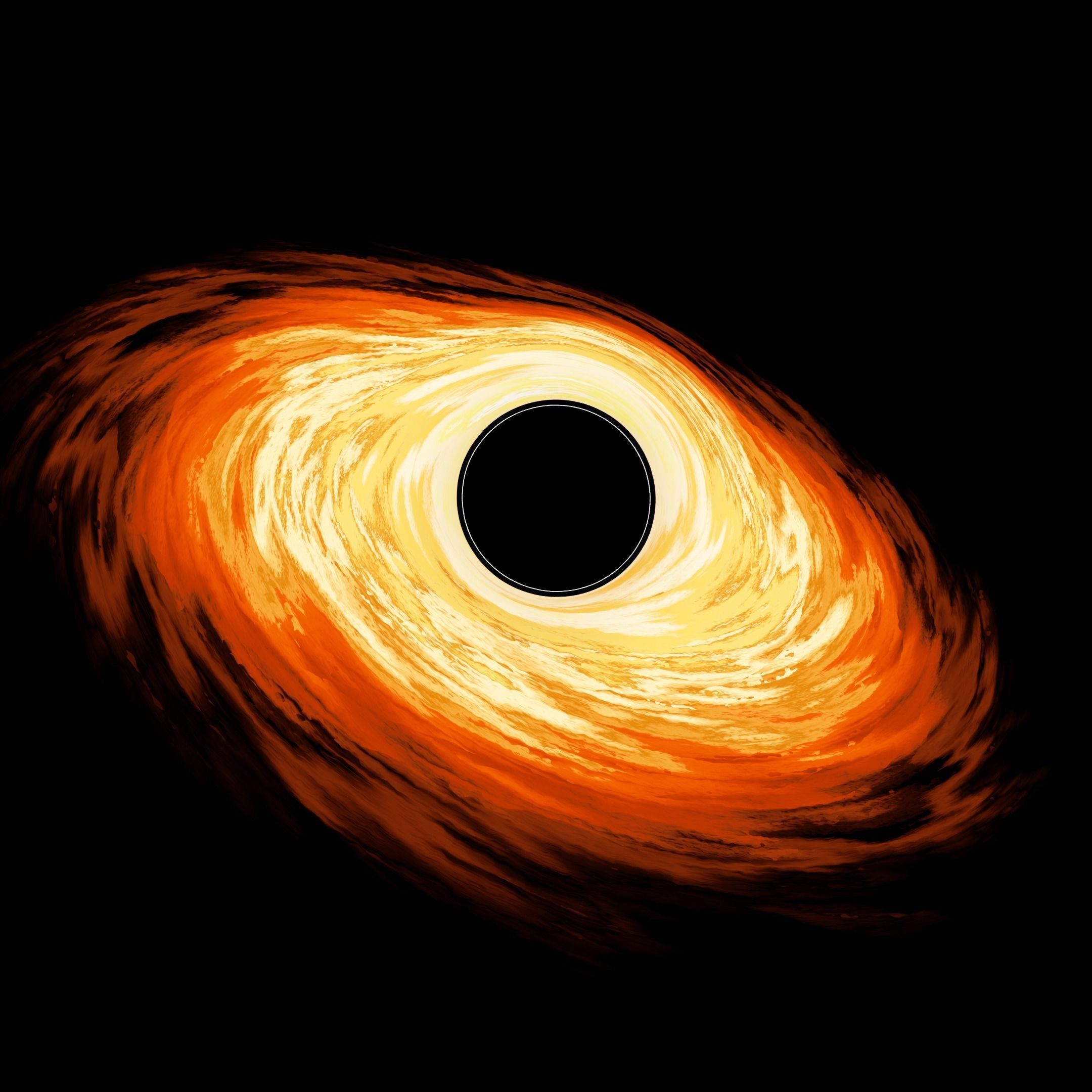 Animated Blackhole Blender Project File 3D model_3