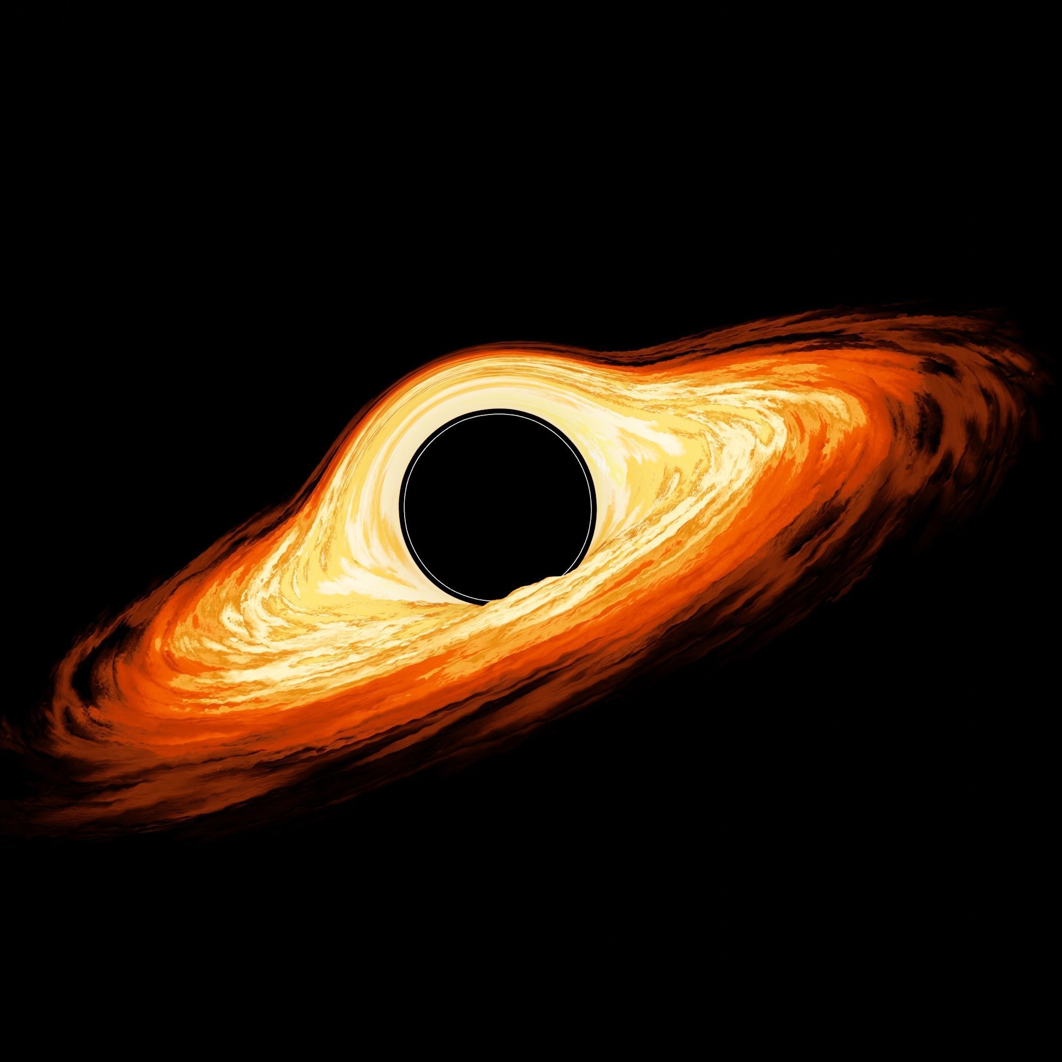 Animated Blackhole Blender Project File 3D model_1