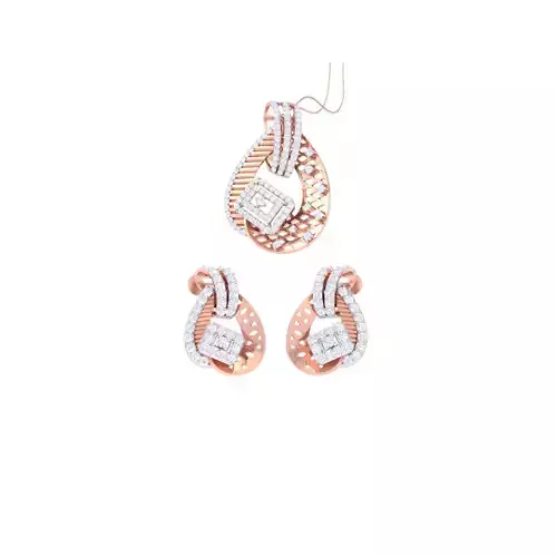 Earring Pendant Set 3dm STL OBJ FBX Renders Details