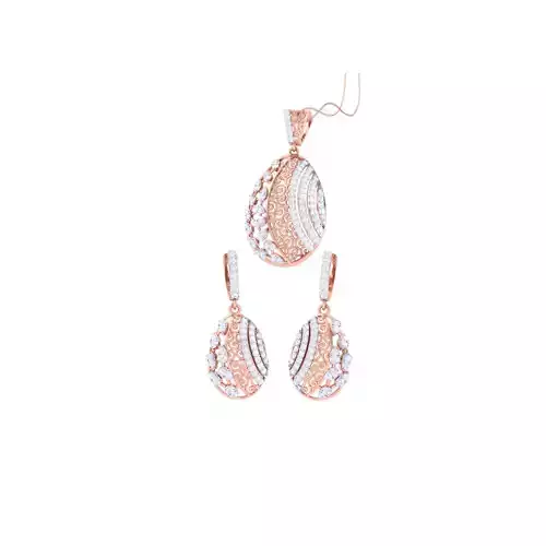 Earring Pendant Set 3dm STL OBJ FBX Renders Details