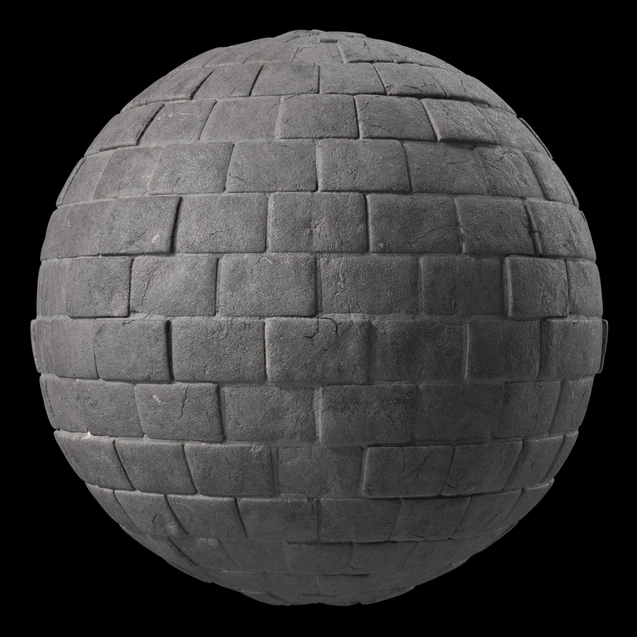 Stone Wall Materials 54- Stone By Moss Sbsar Pbr 4k Seamless Texture_1