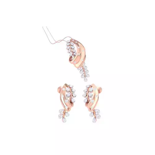 Earring Pendant Set 3dm STL OBJ FBX Renders Details