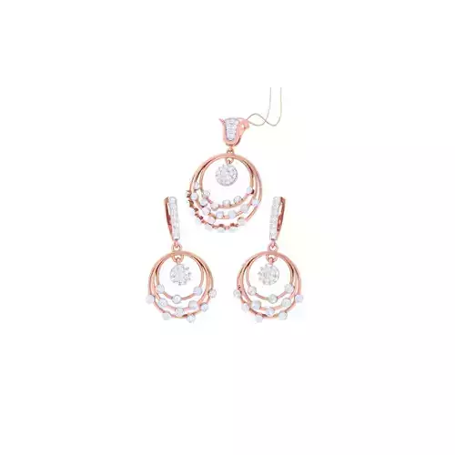 Earring Pendant Set 3dm STL OBJ FBX Renders Details