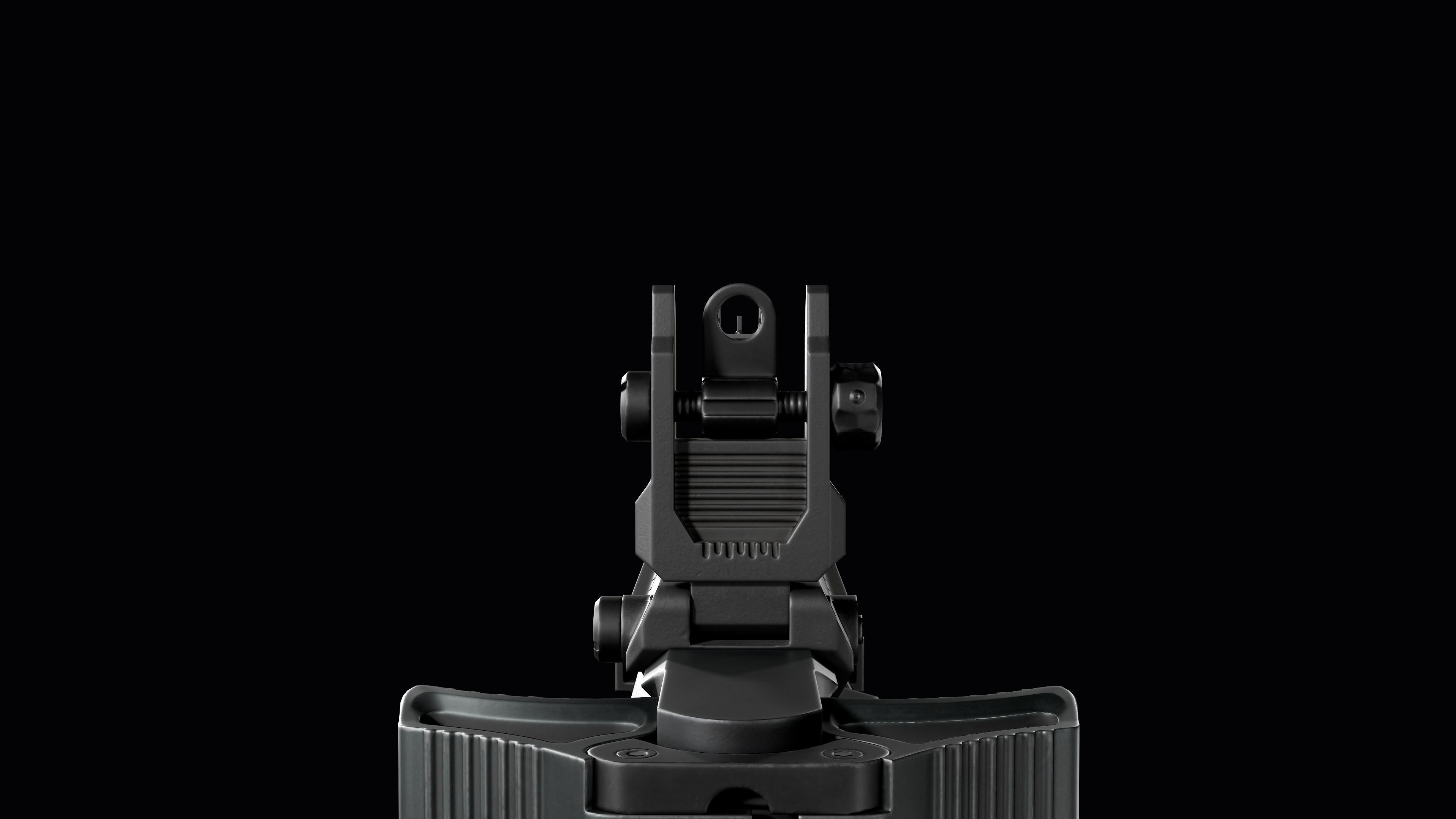 Modular assault rifle Mk47 mutant ar-15 modul  Low-poly 3D model_29