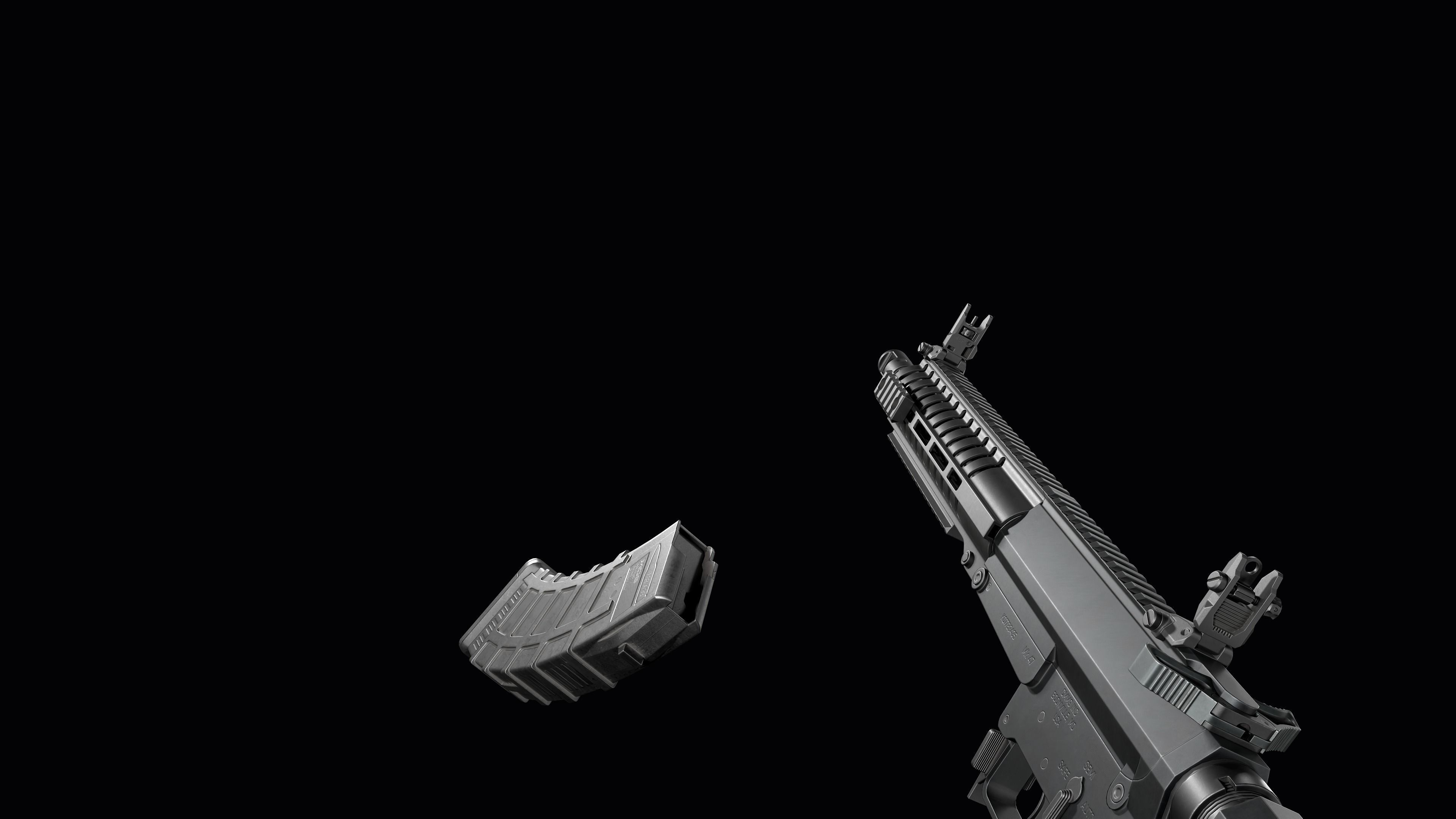 Modular assault rifle Mk47 mutant ar-15 modul  Low-poly 3D model_27