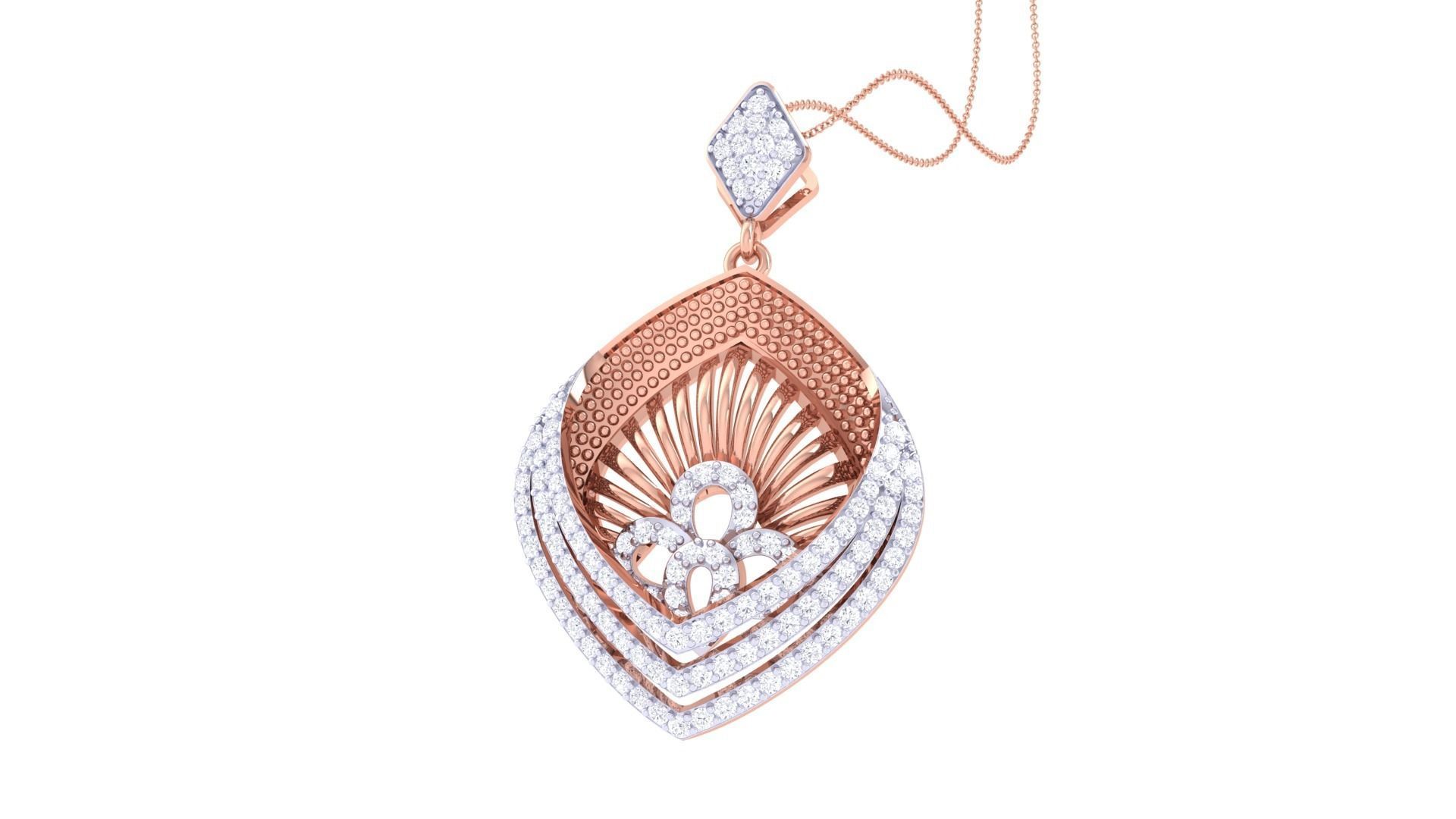 Earring Pendant Set 3dm STL OBJ FBX Renders Details 3D print model_8