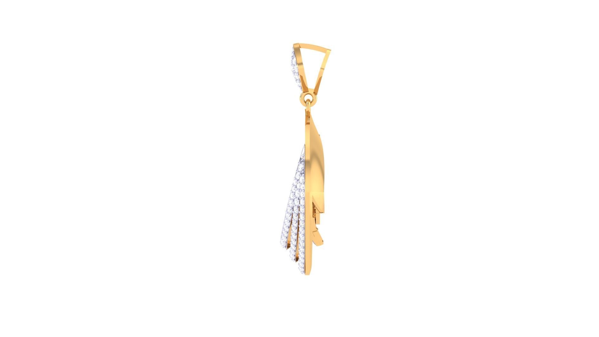 Earring Pendant Set 3dm STL OBJ FBX Renders Details 3D print model_6