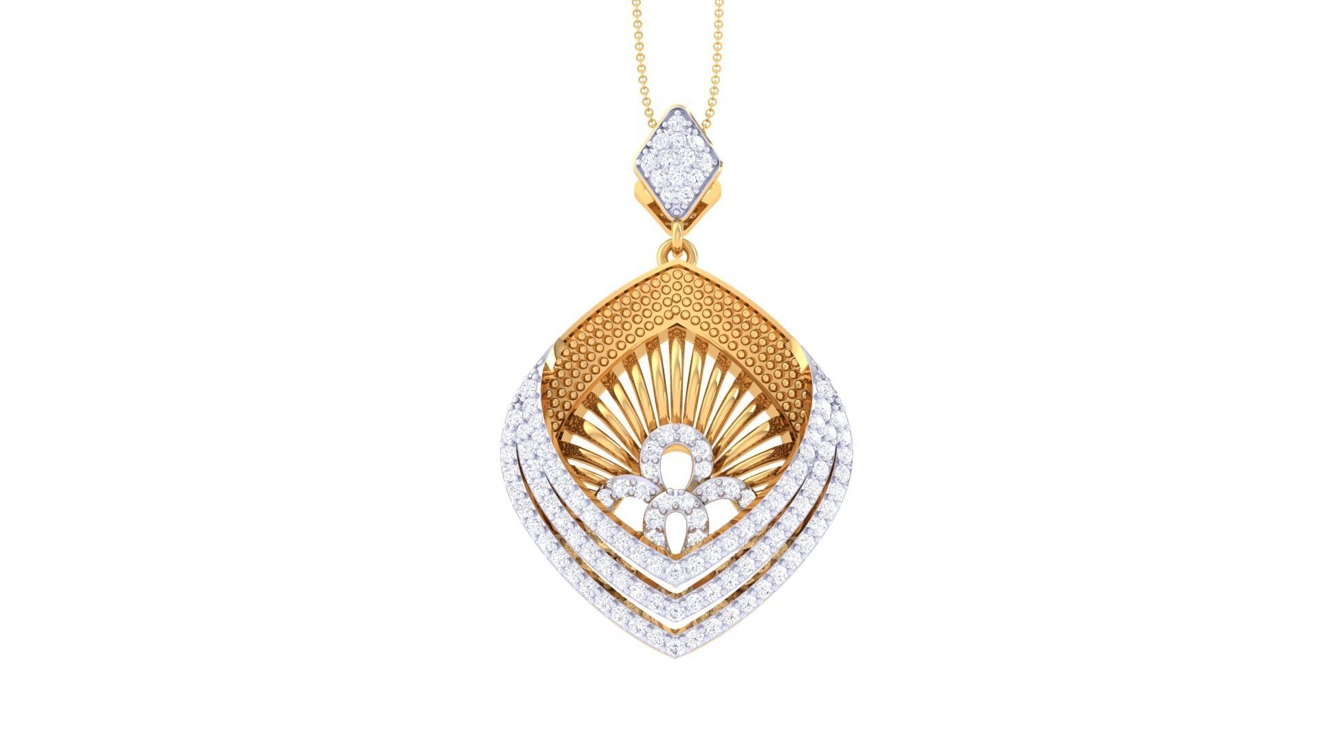 Earring Pendant Set 3dm STL OBJ FBX Renders Details 3D print model_7