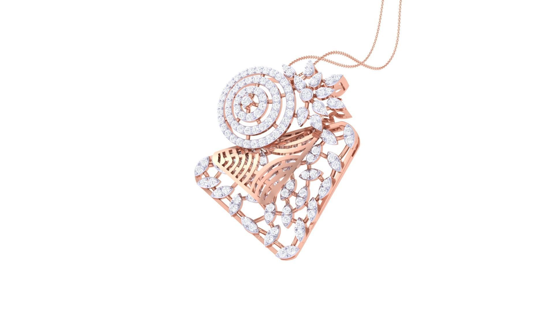 Earring Pendant Set 3dm STL OBJ FBX Renders Details 3D print model_6