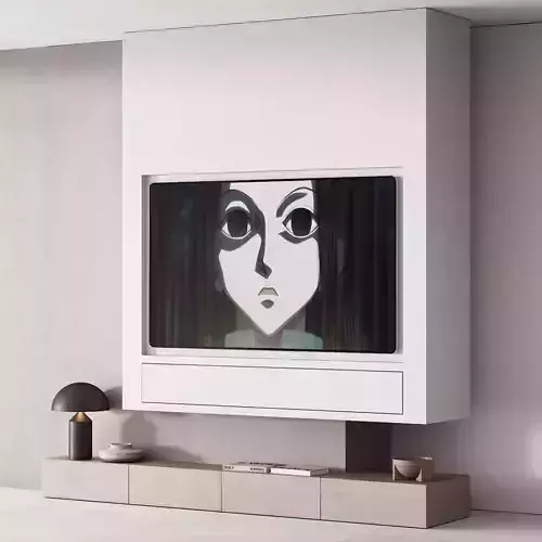 155 tv wall kit 04 minimal wood floating column 00