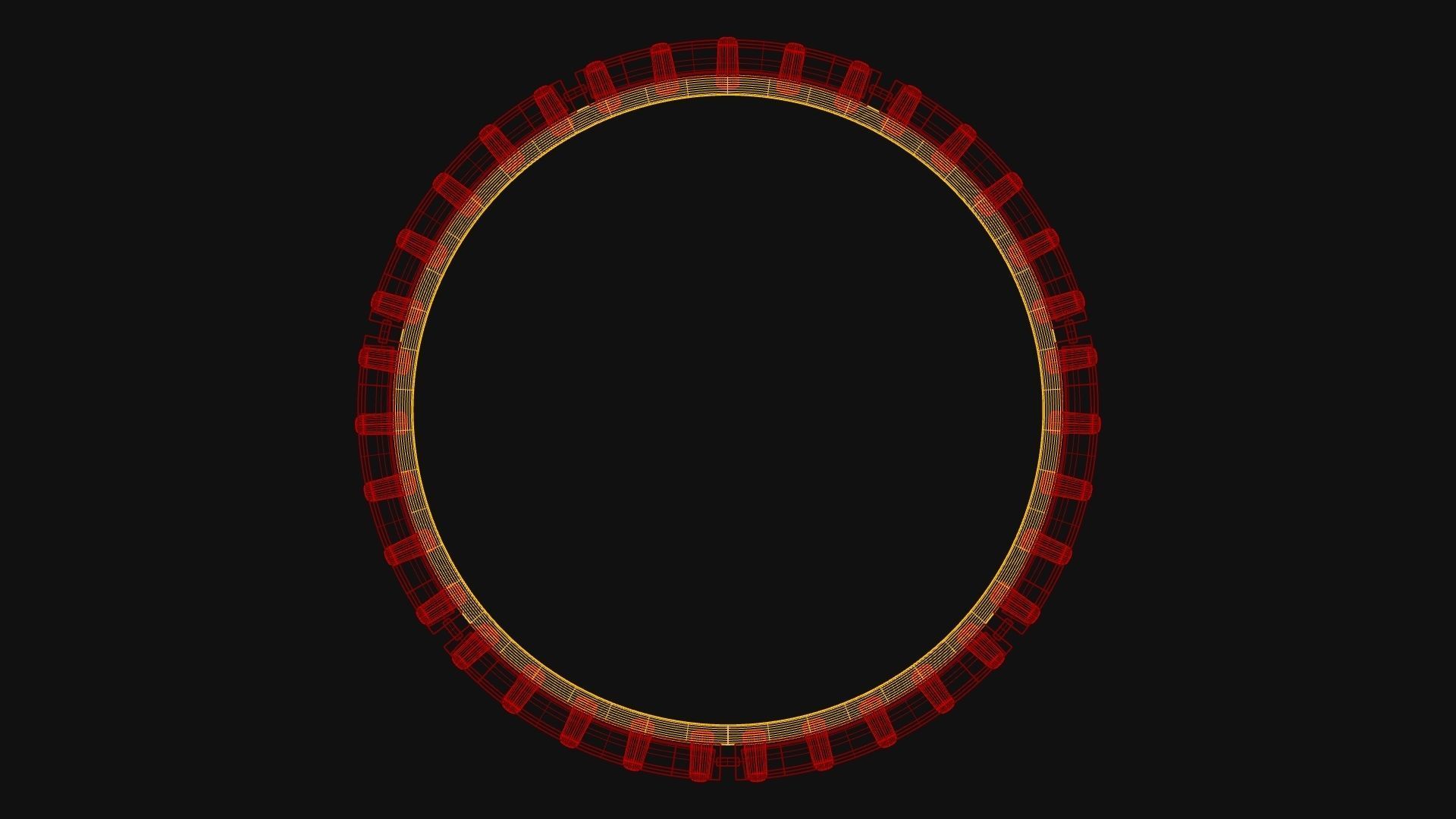 Segmented Eternity Wedding Band 3D print model_3