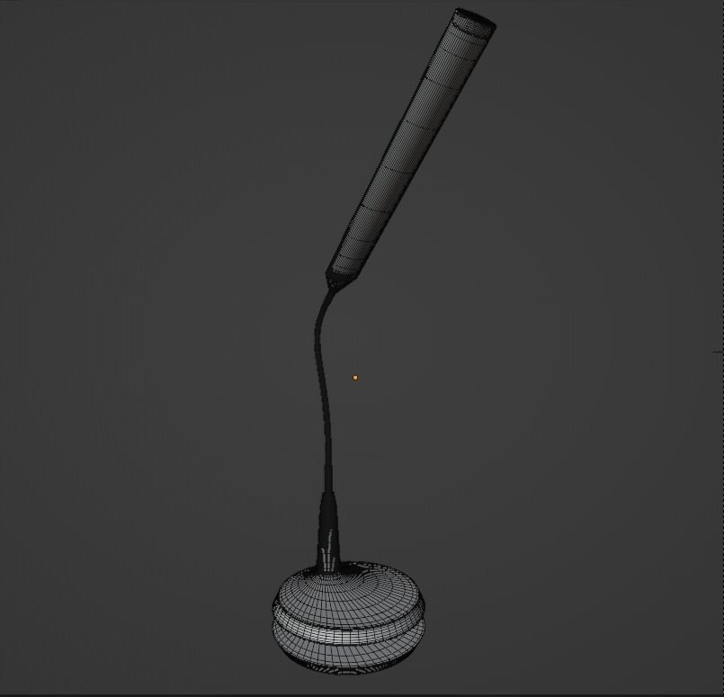 Real size table lamp  3D model_7