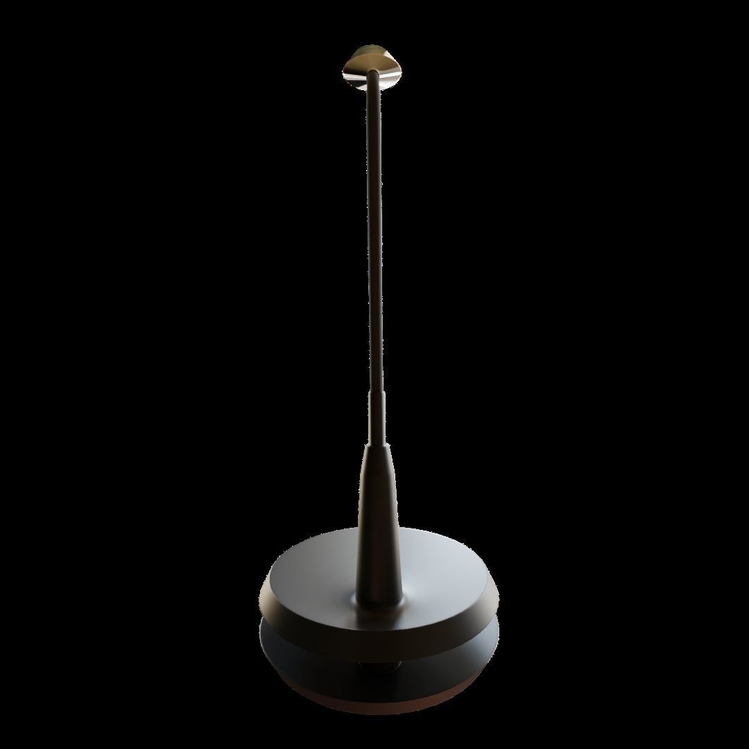 Real size table lamp  3D model_3