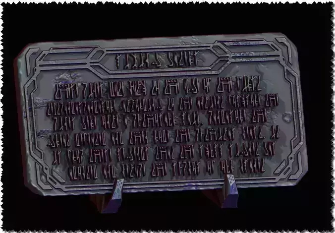 LIVING WATERS PLAQUE SIGN MANDALORIAN STAR WARS