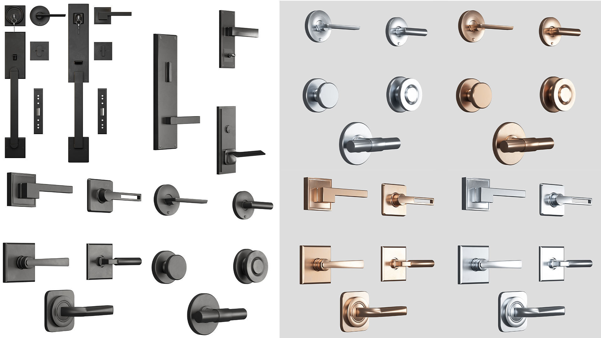 5 Collection Of  Door Handel _1