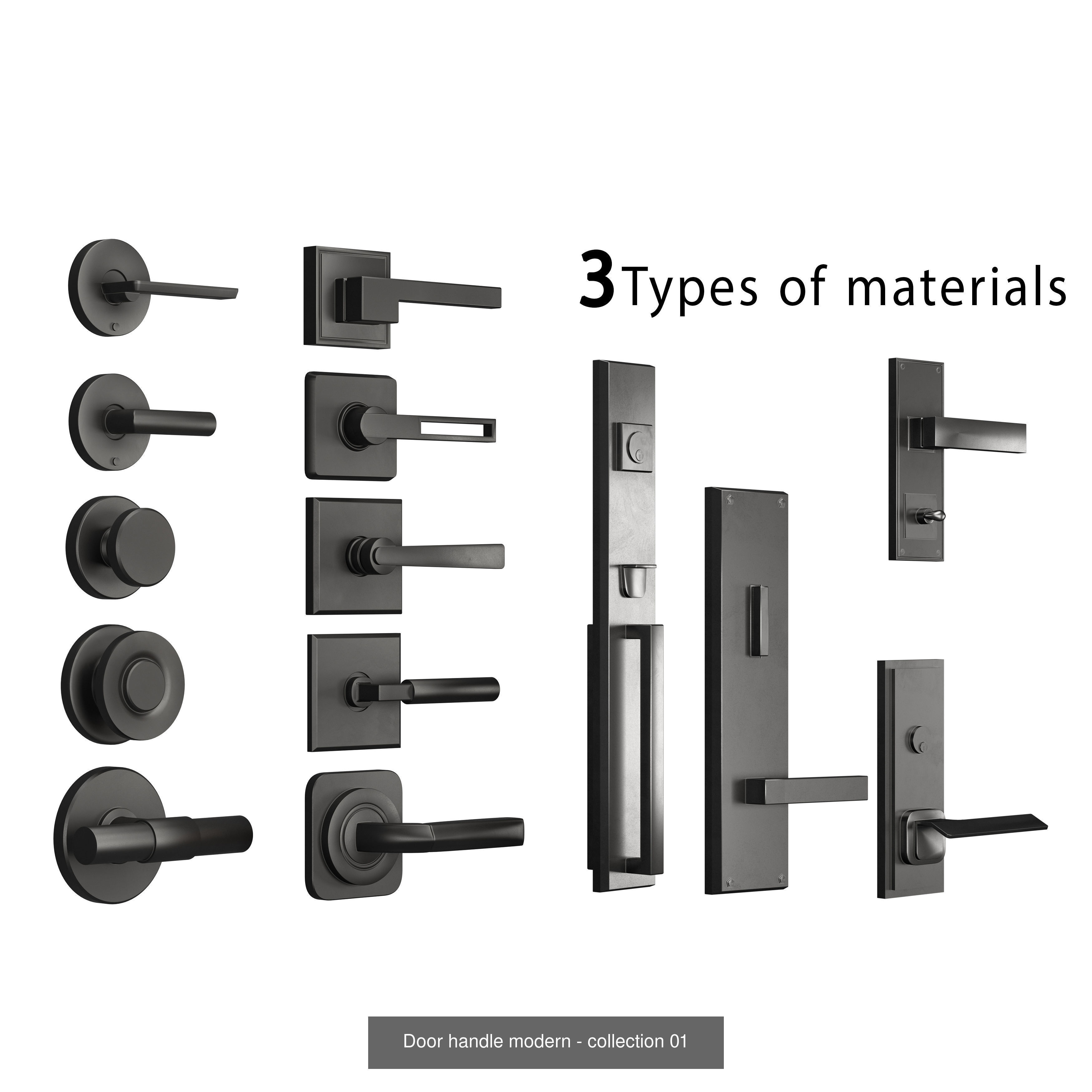 5 Collection Of  Door Handel _2