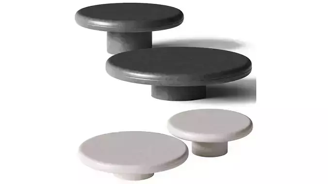 Artilleriet - Matera Sandstone Coffee Table 3D model