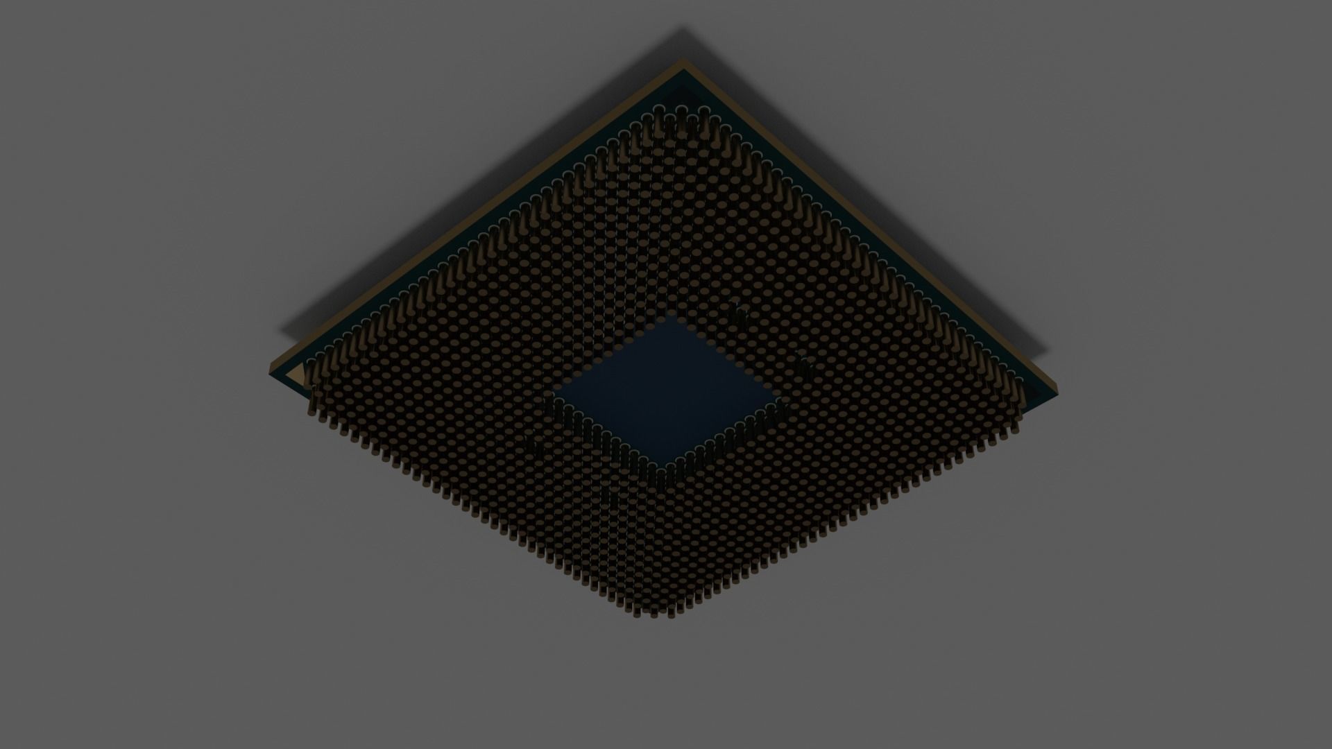 AMD Ryzen CPU 1 to 1 3D model_1