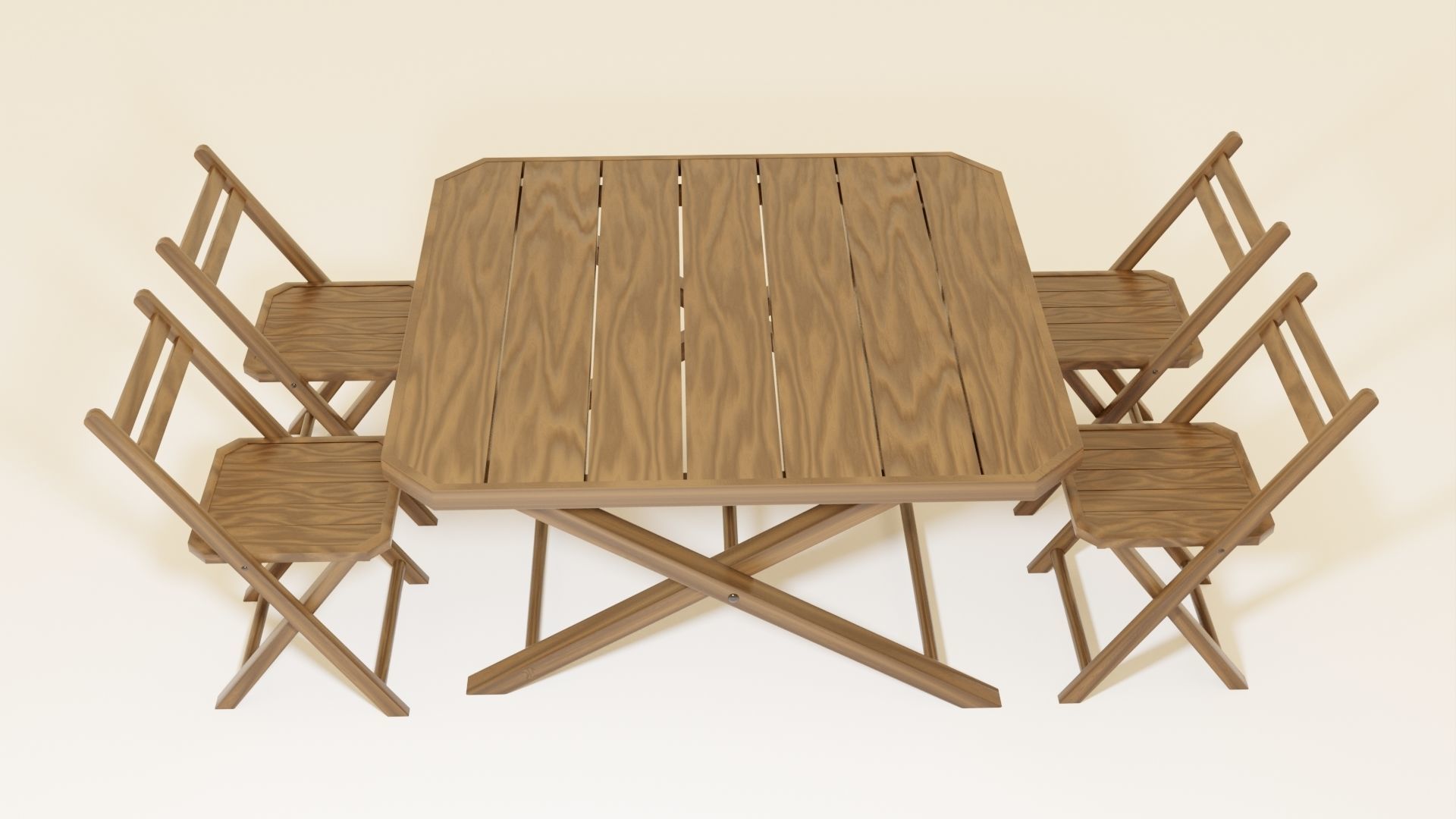 3D dining Table 3D model_5