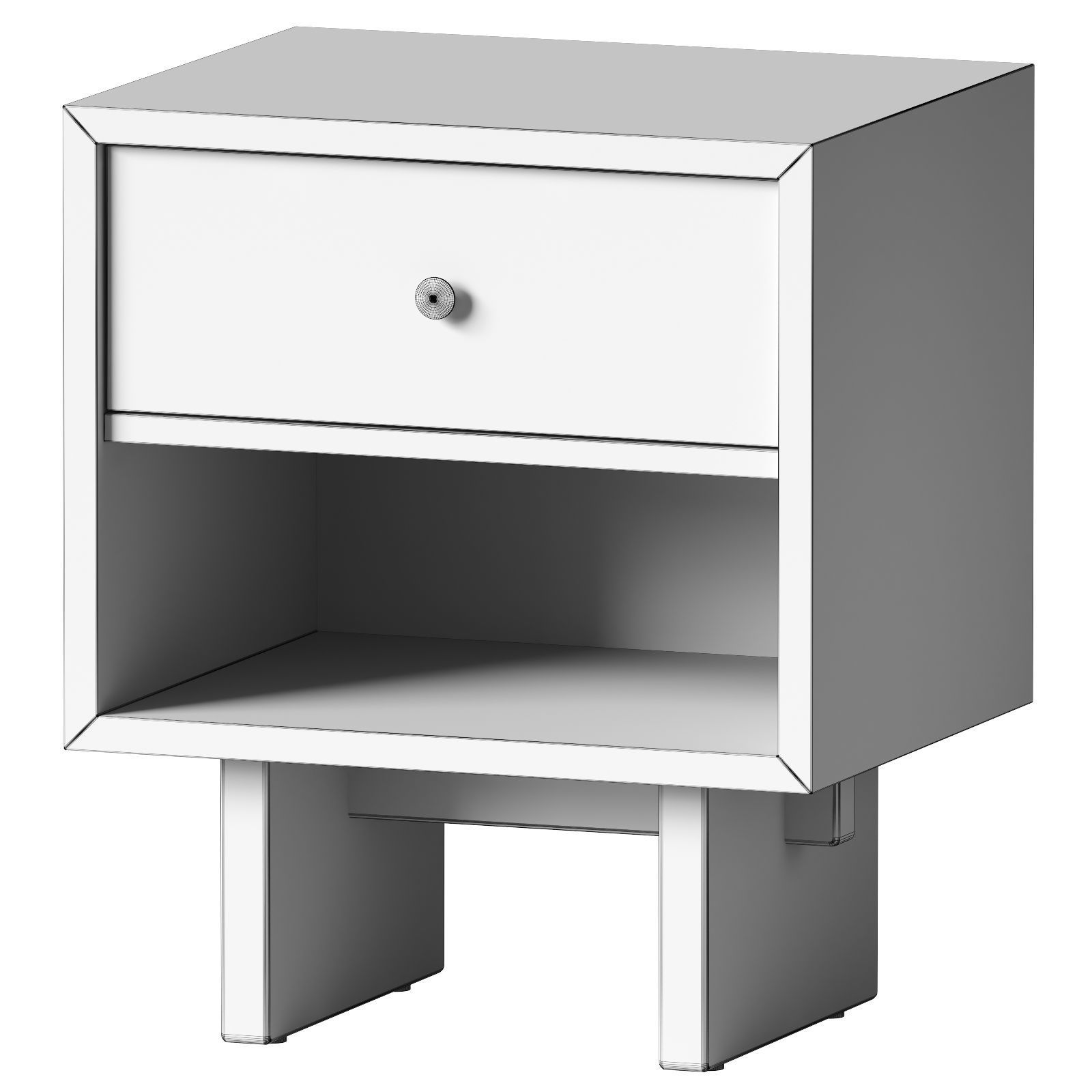 GUBI Private Side Table 3D model_3