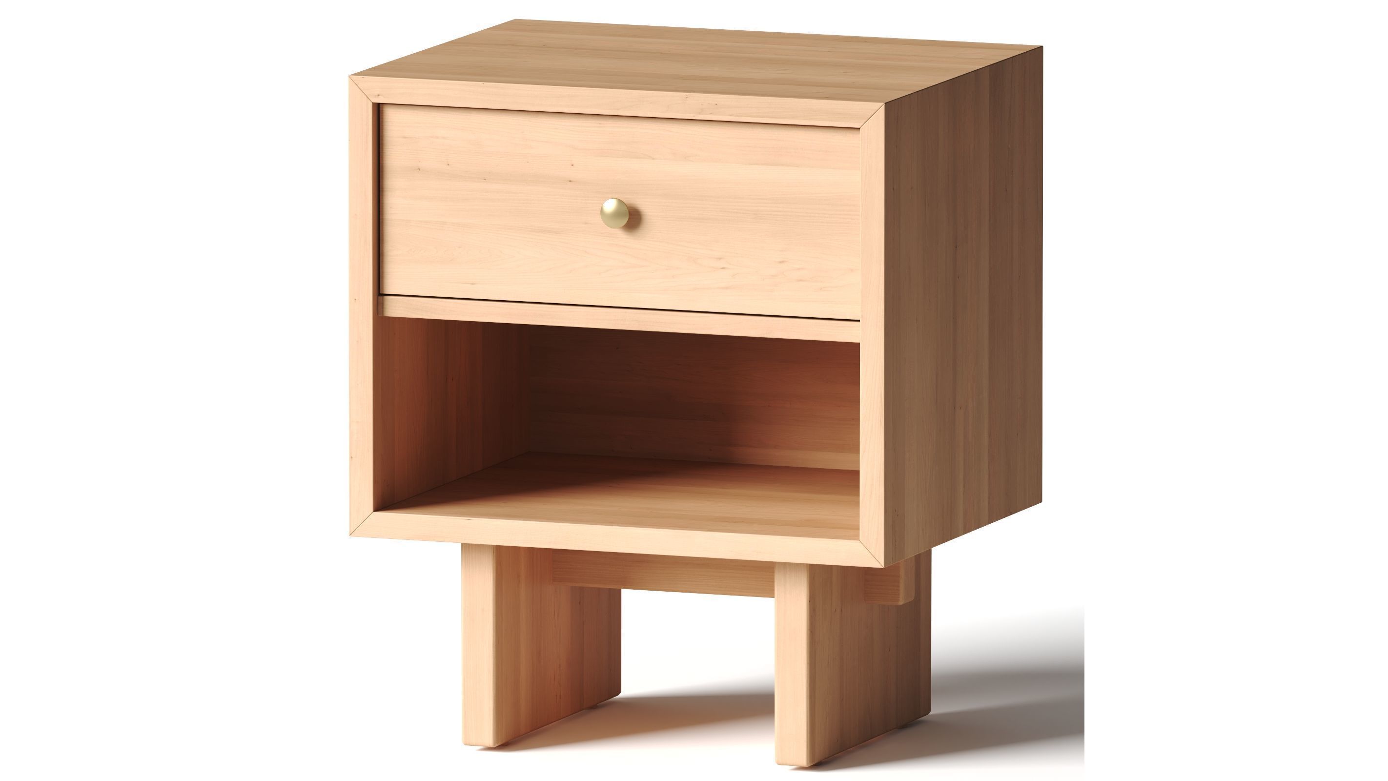 GUBI Private Side Table 3D model_1