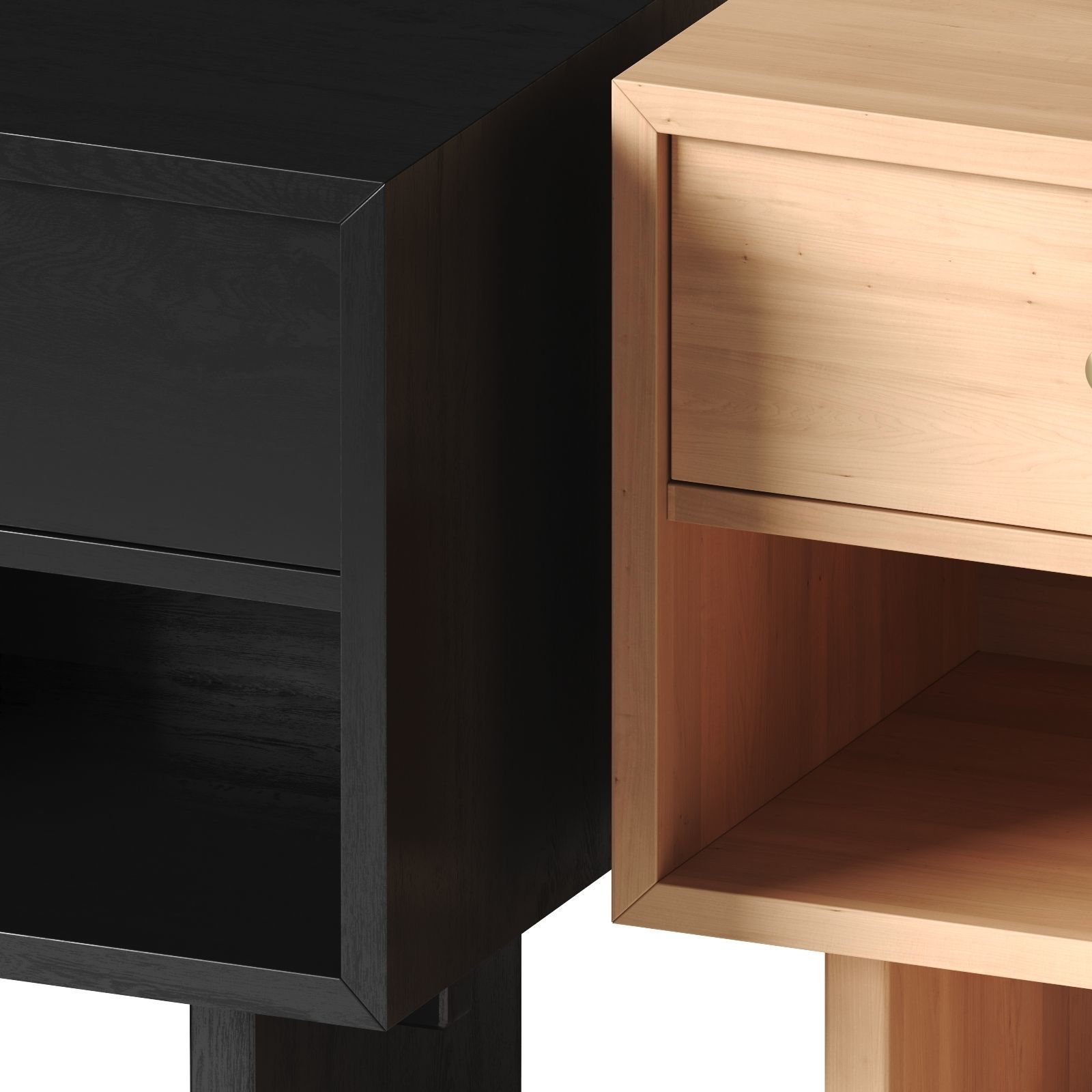 GUBI Private Side Table 3D model_2