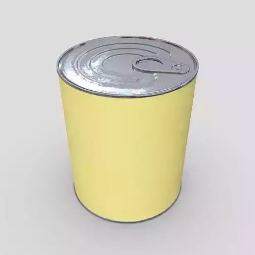 Tin Can 3 Low-poly 3D model