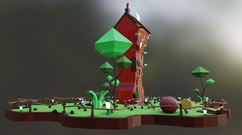 old house - Vol 01 Low-poly 3D model_19