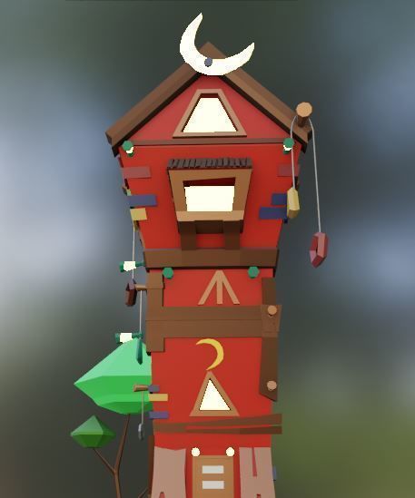 old house - Vol 01 Low-poly 3D model_16