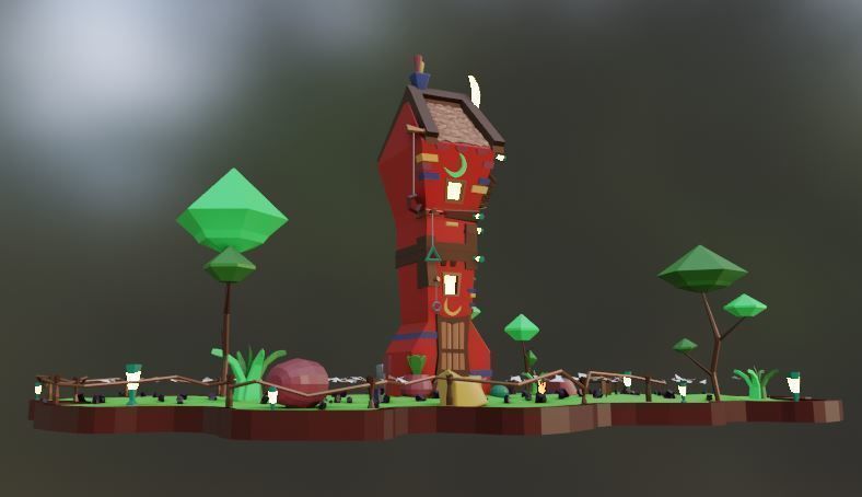 old house - Vol 01 Low-poly 3D model_13