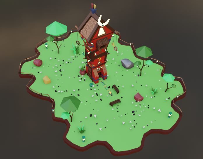 old house - Vol 01 Low-poly 3D model_10