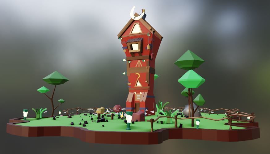 old house - Vol 01 Low-poly 3D model_12