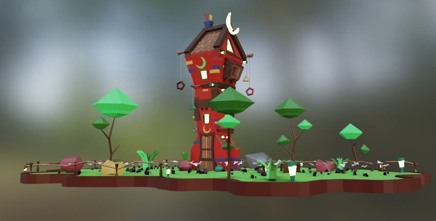 old house - Vol 01 Low-poly 3D model_18