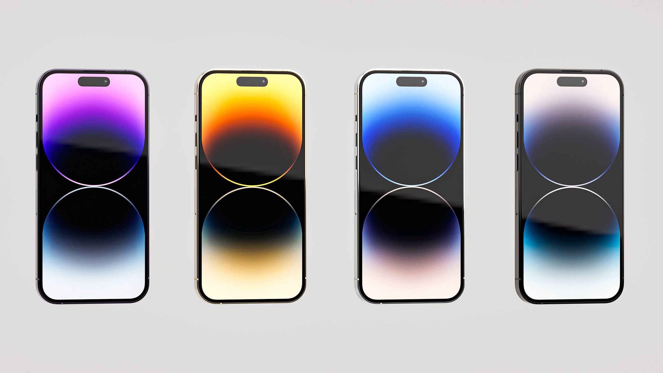 Apple iPhone 14 Pro cell phone 3D model_31