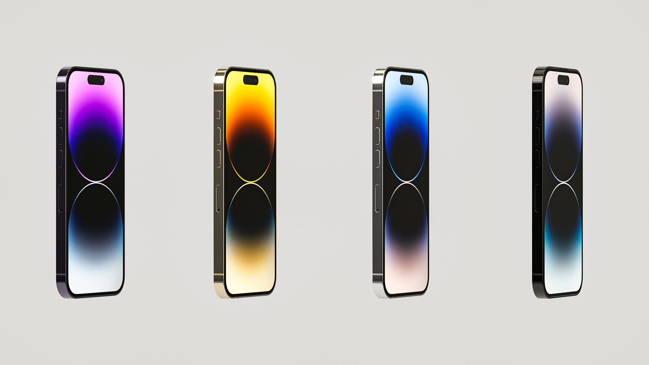 Apple iPhone 14 Pro cell phone 3D model_35