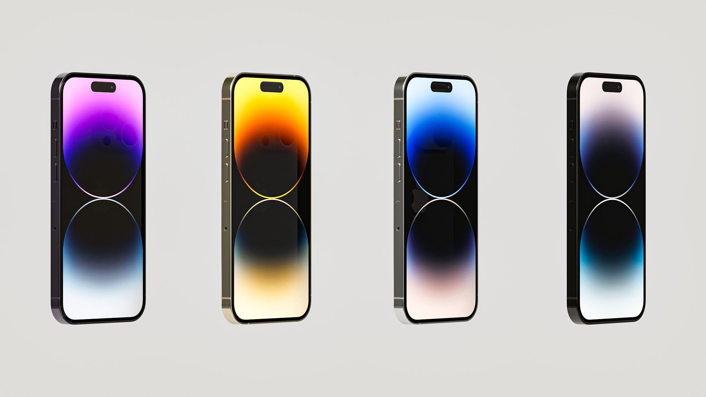 Apple iPhone 14 Pro cell phone 3D model_34