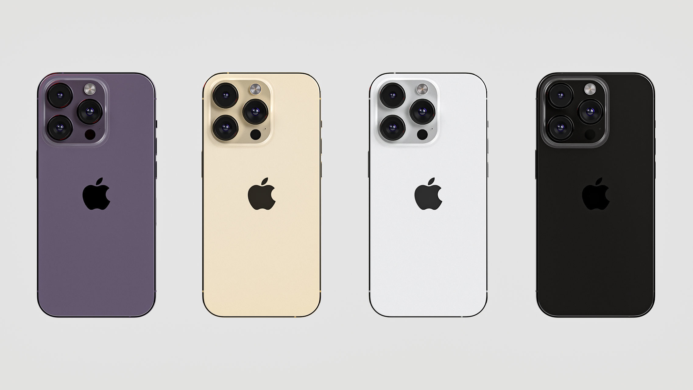 Apple iPhone 14 Pro cell phone 3D model_42