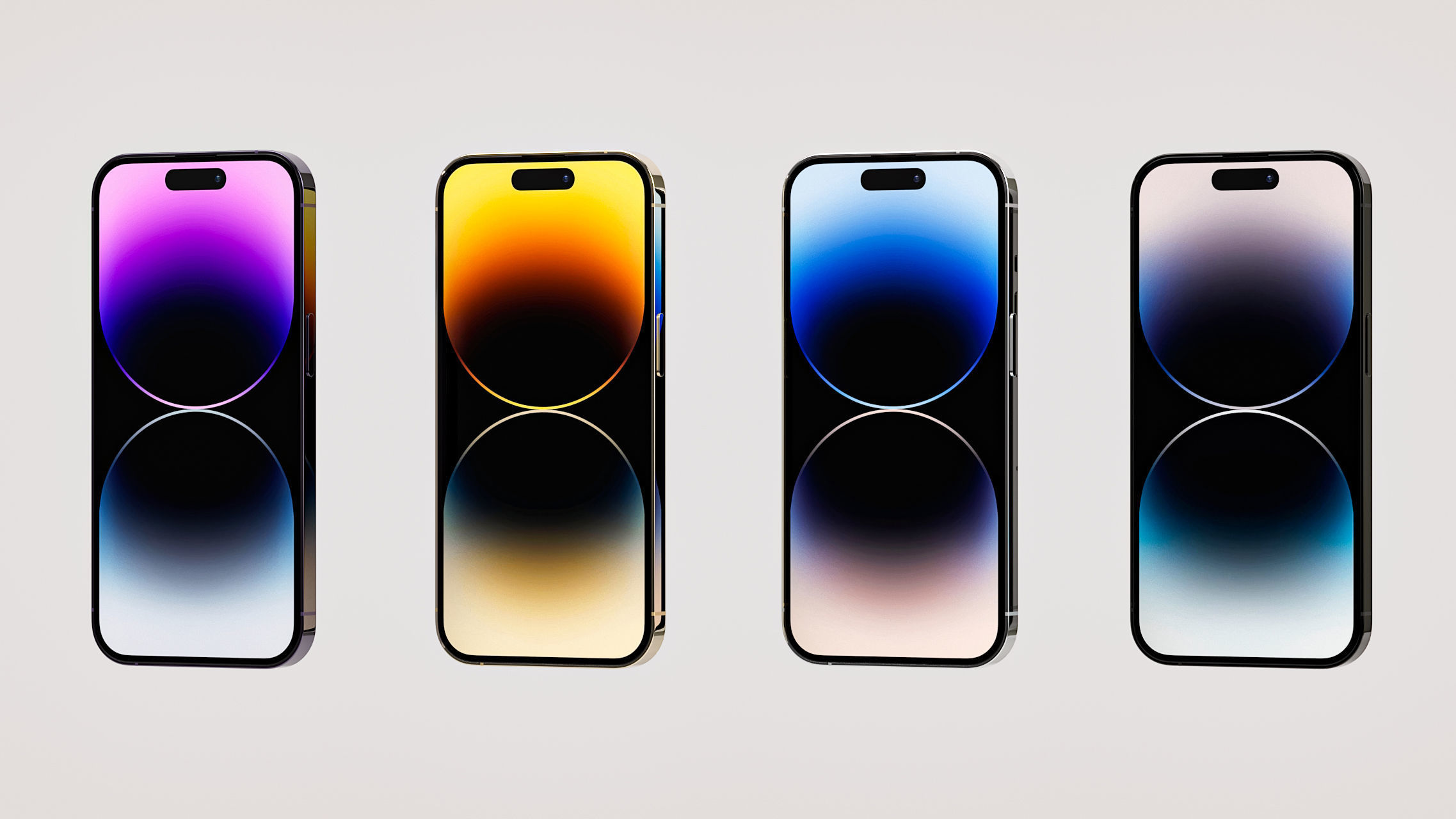 Apple iPhone 14 Pro cell phone 3D model_52