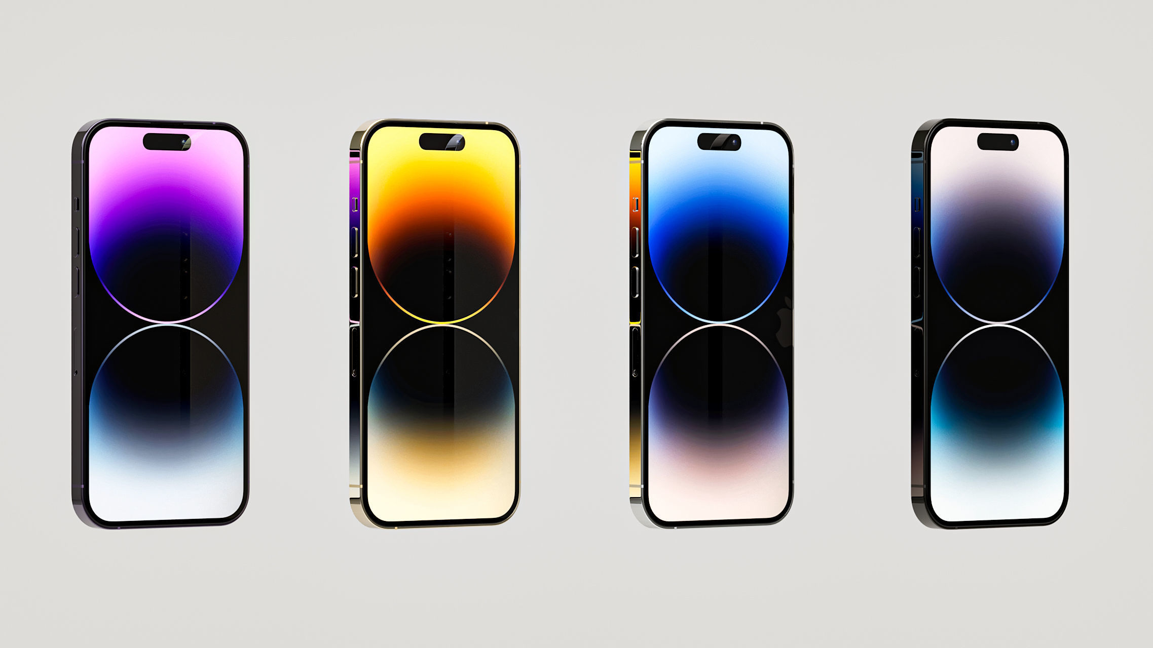 Apple iPhone 14 Pro cell phone 3D model_33