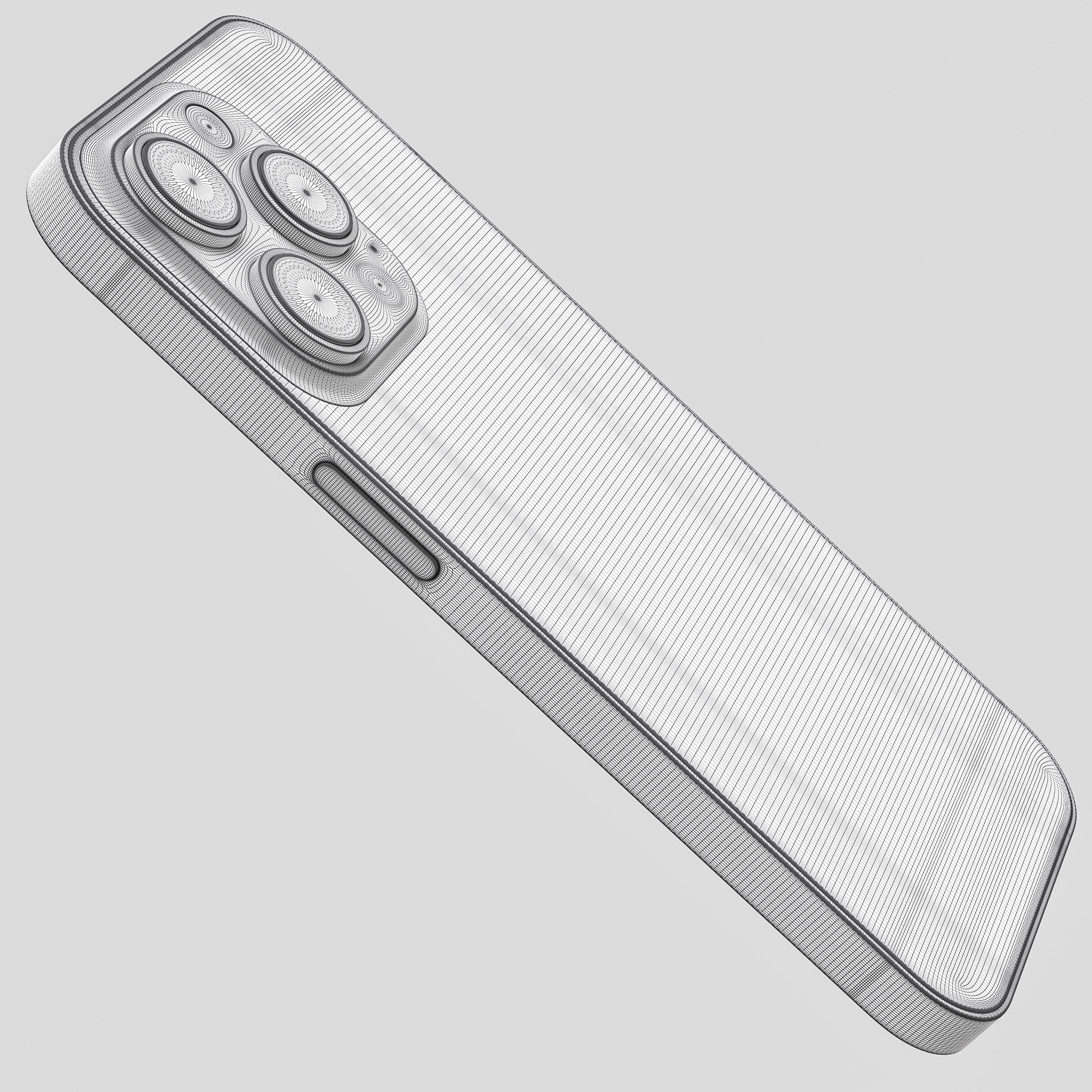 Apple iPhone 14 Pro cell phone 3D model_21