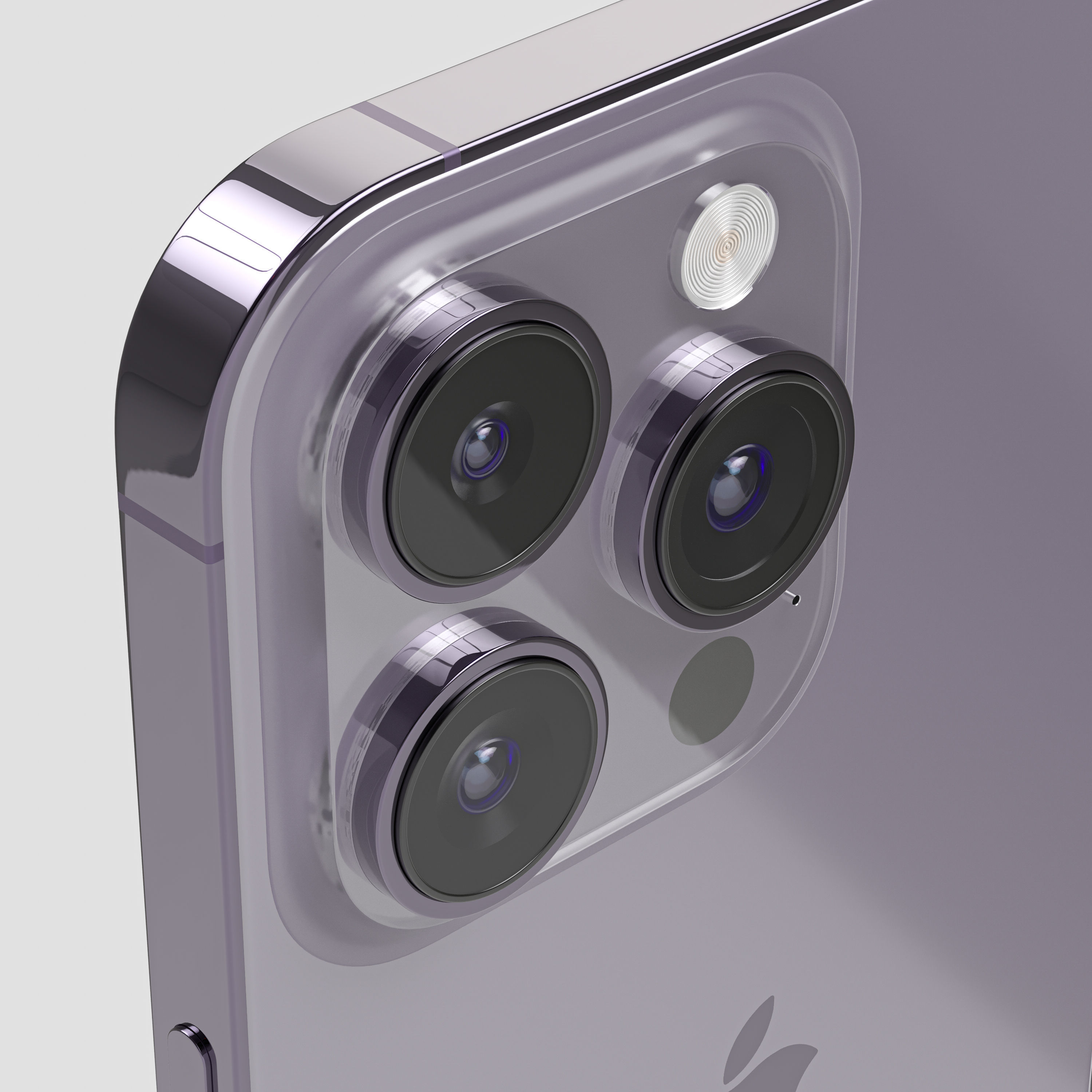 Apple iPhone 14 Pro cell phone 3D model_11