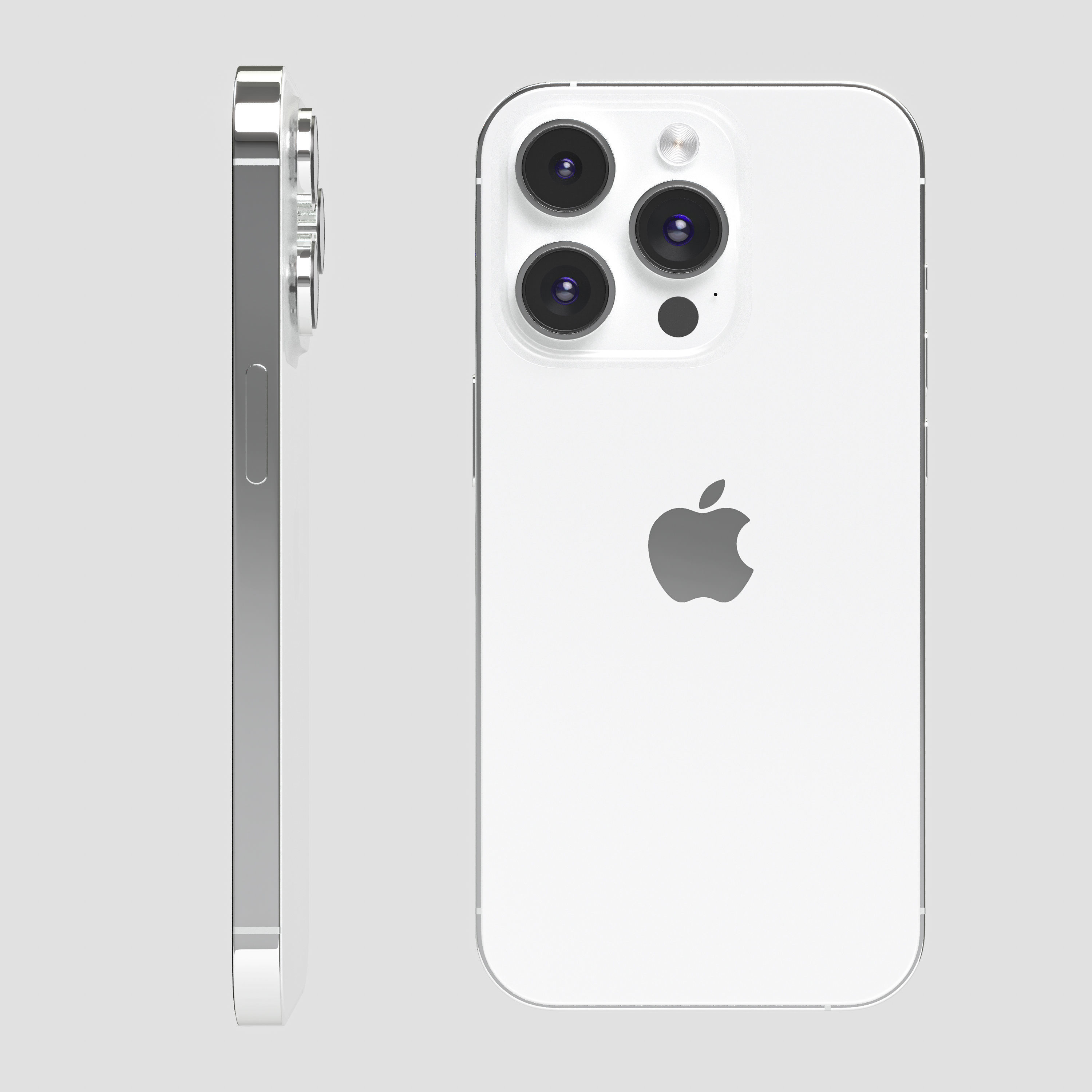 Apple iPhone 14 Pro cell phone 3D model_8