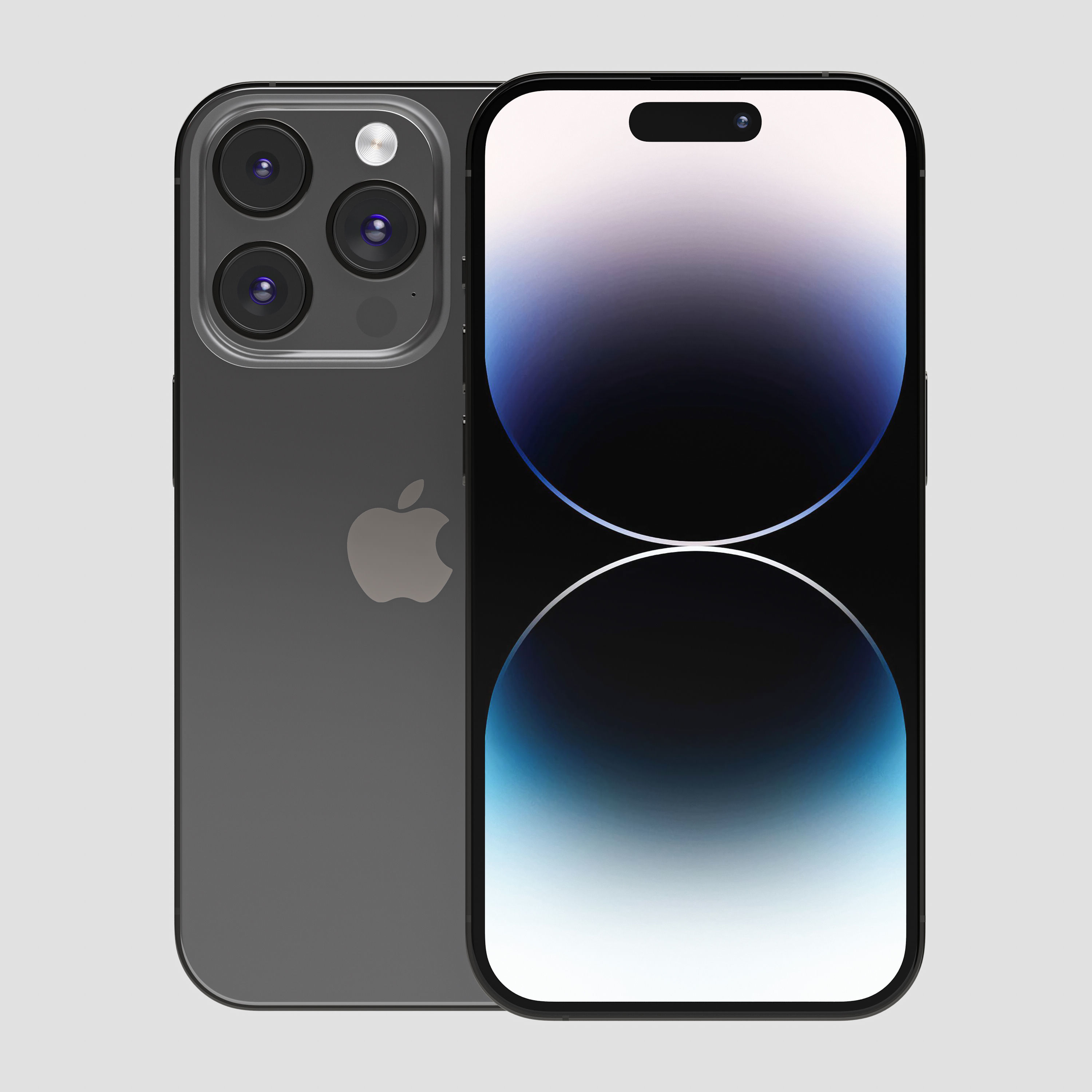 Apple iPhone 14 Pro cell phone 3D model_5