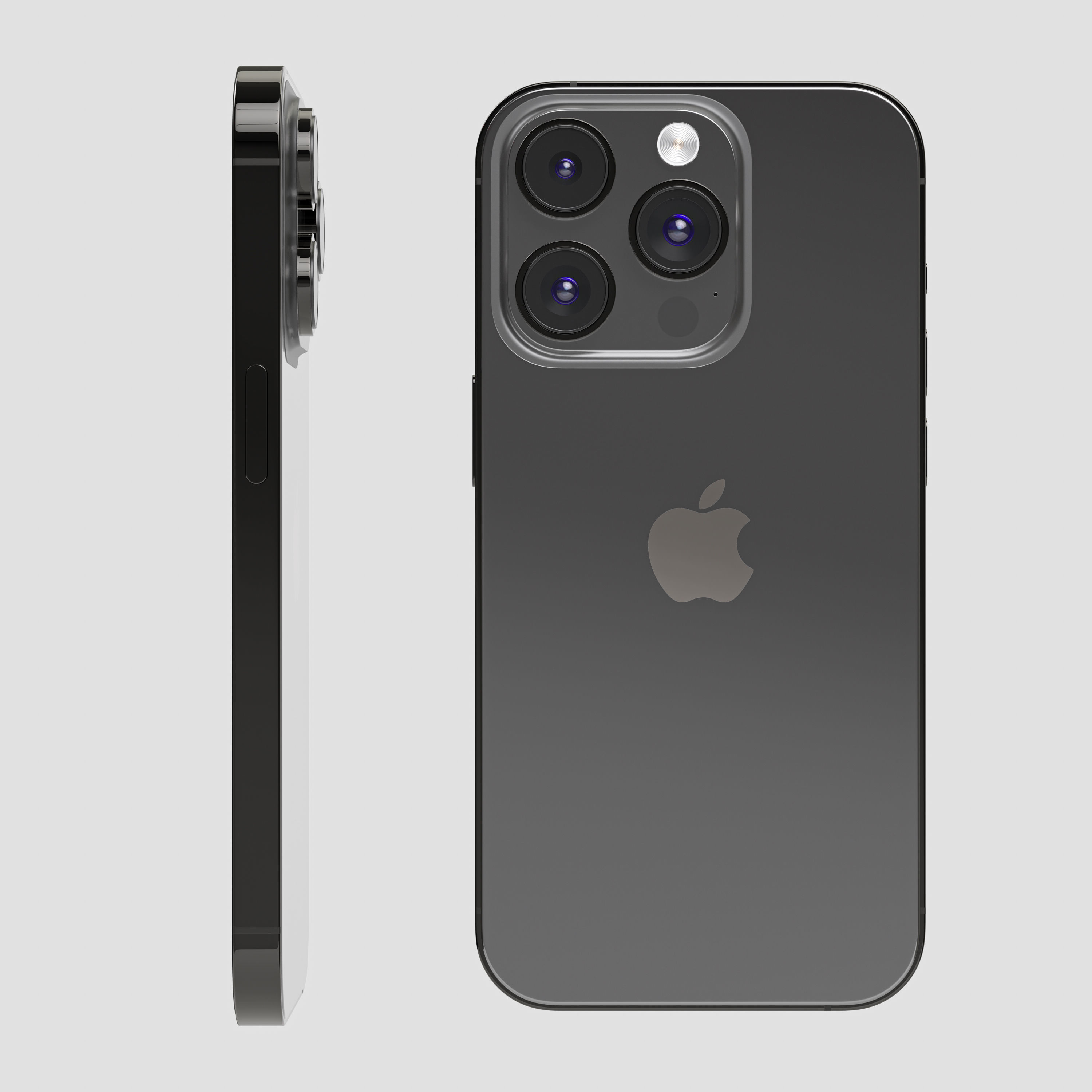 Apple iPhone 14 Pro cell phone 3D model_9