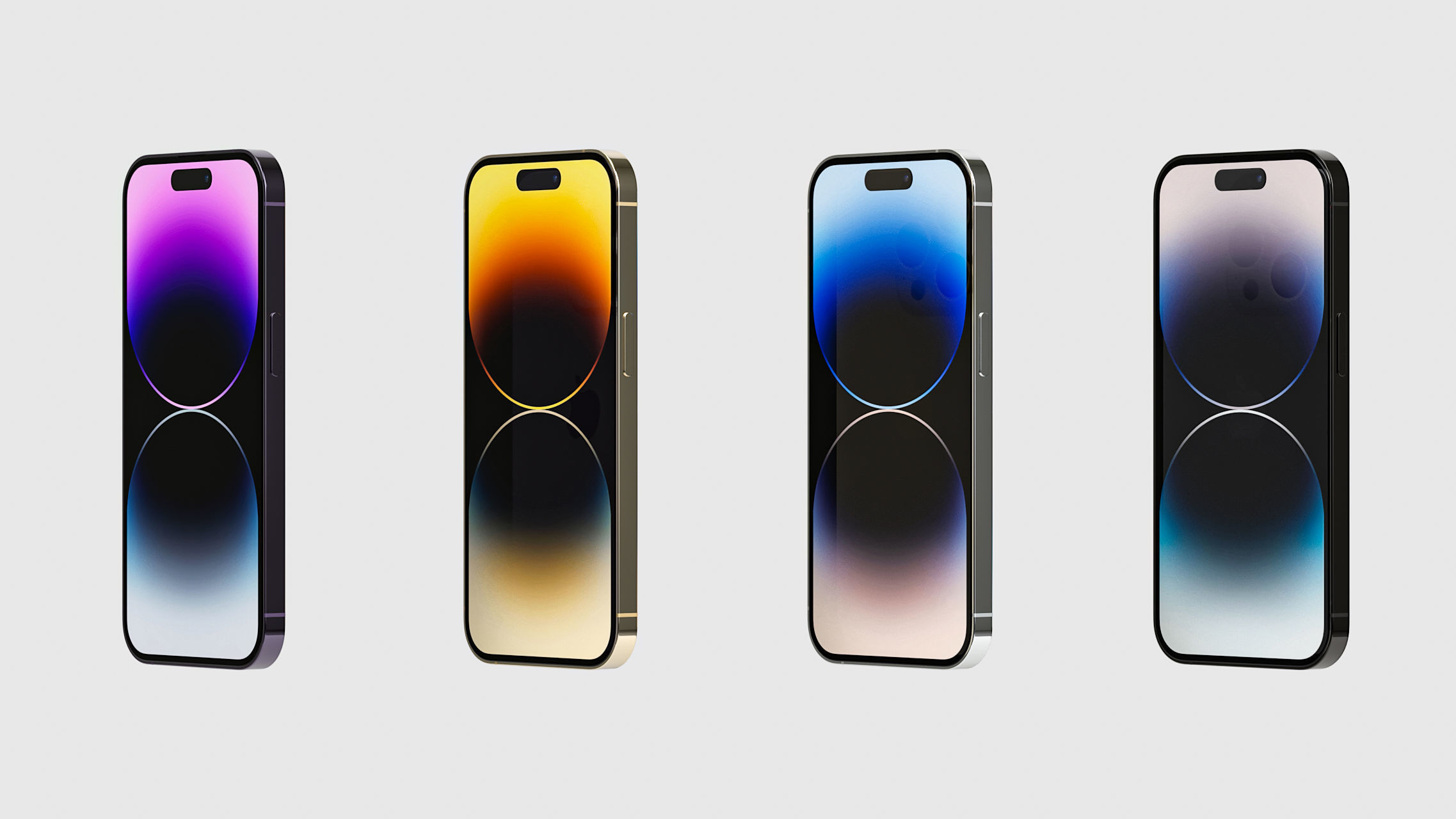 Apple iPhone 14 Pro cell phone 3D model_50