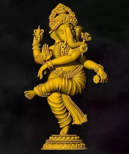 GANESH DANCING GOLD