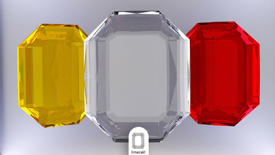 3D model Diamond package VR / AR / low-poly | CGTrader