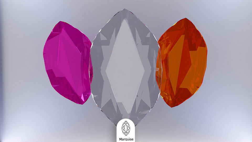 3D model Diamond package VR / AR / low-poly | CGTrader